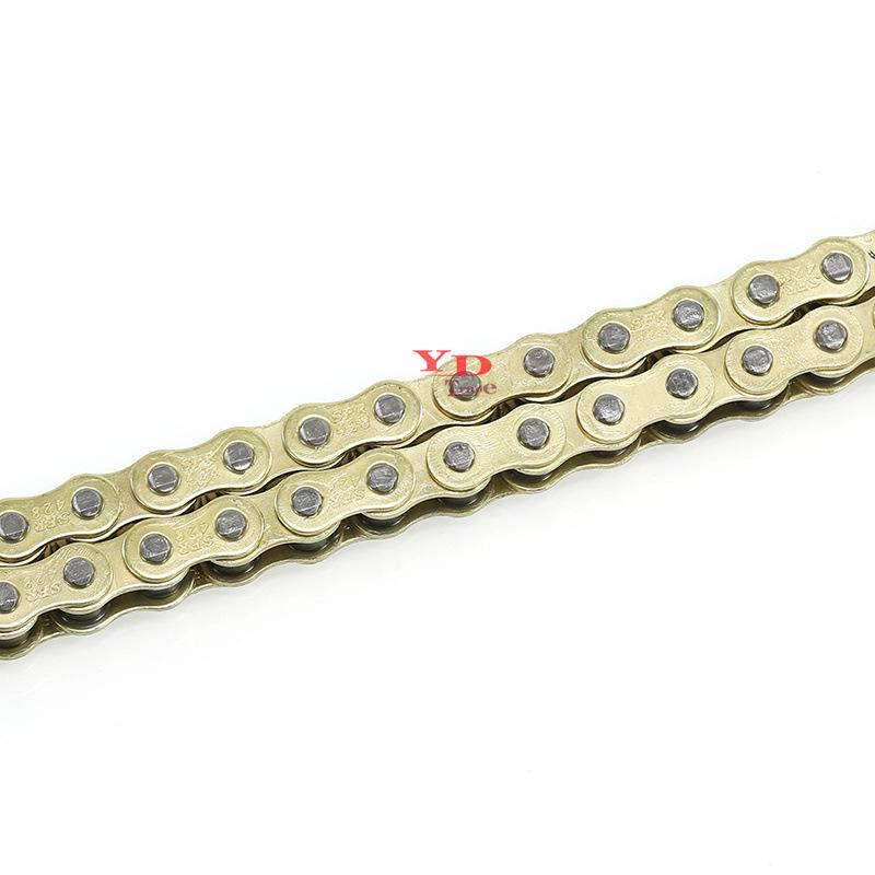 High-End 428H Gold Thickened Chain for Off-Road, ATV & Racing Vehicles
High-End 428H Gold Thickened Chain for Off-Road, ATV & Racing Vehicles