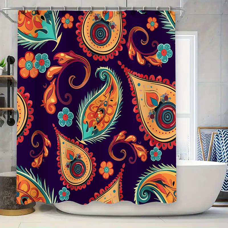 Vibrant Floral Shower Curtain Modern Decorative Bath Rug 3D Printed Fabric Waterproof Shower Panels Various Sizes Available For W60H190(CM)-1 Pcs
Vibrant Floral Shower Curtain Modern Decorative Bath Rug 3D Printed Fabric Waterproof Shower Panels Various Sizes Available For W60H190(CM)-1 Pcs