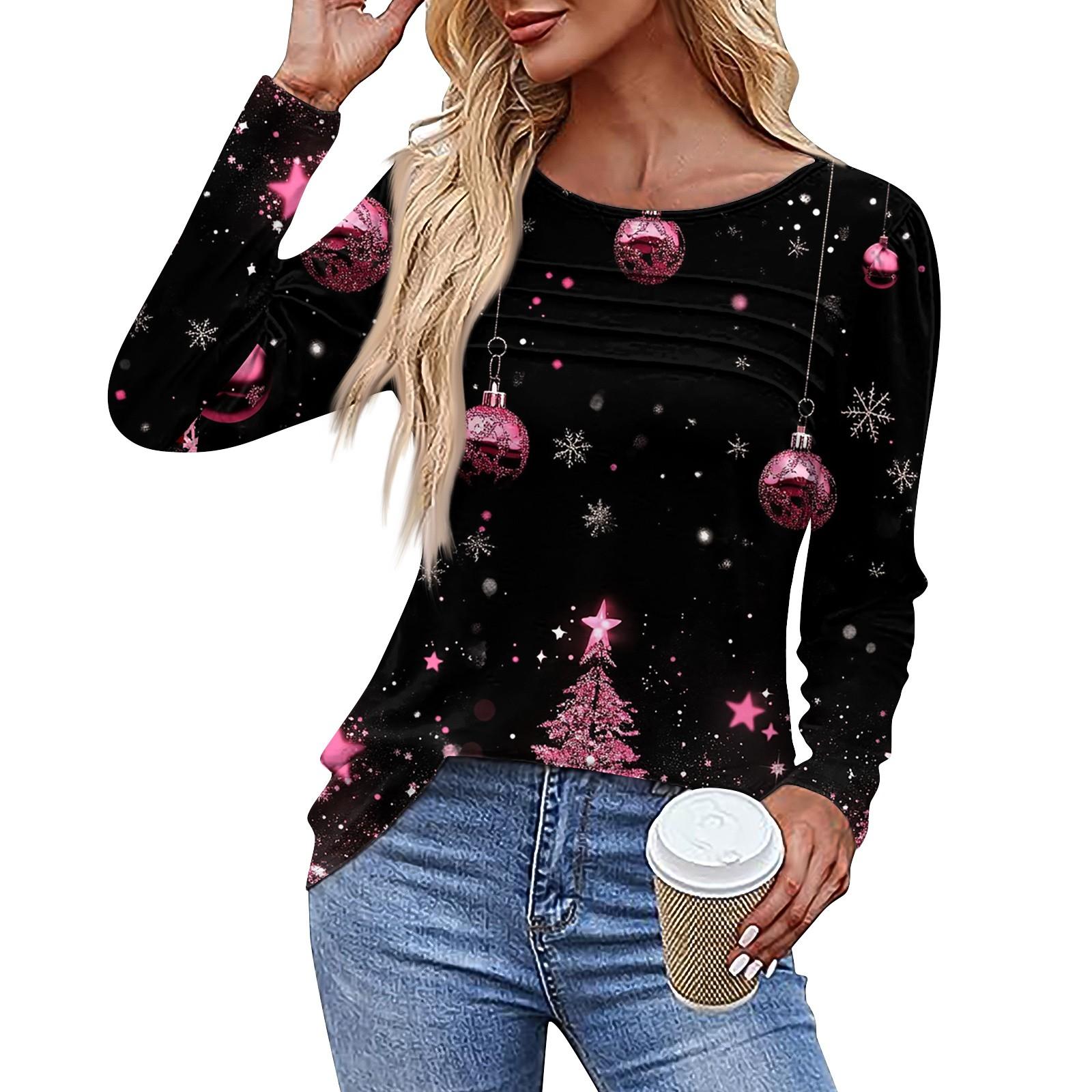 Женская футболка с принтом, длинный рукав, повседневная, выходного дня, модная, базовая, с круглым вырезом, обычная, топ XXL чёрный
Женская футболка с принтом, длинный рукав, повседневная, выходного дня, модная, базовая, с круглым вырезом, обычная, топ XXL чёрный
