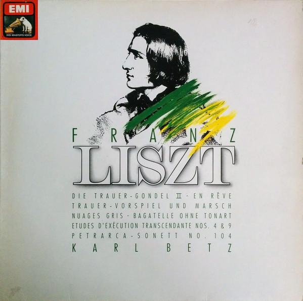 LP Record FRANZ LISZT KARL BETZ Die Trauer Gondel Ii En Reve Trauer 2907381 HIS MASTERS V 1986 Germany Classical Used
LP Record FRANZ LISZT KARL BETZ Die Trauer Gondel Ii En Reve Trauer 2907381 HIS MASTERS V 1986 Germany Classical Used