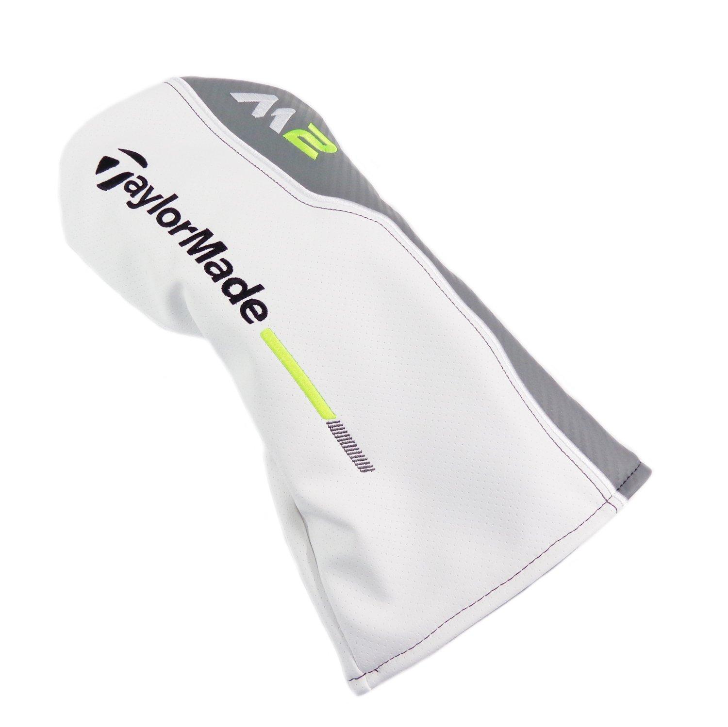 Чехол на голову водителя TaylorMade M2 из зеленой кожи белого/серого/лаймового цвета.
Чехол на голову водителя TaylorMade M2 из зеленой кожи белого/серого/лаймового цвета.