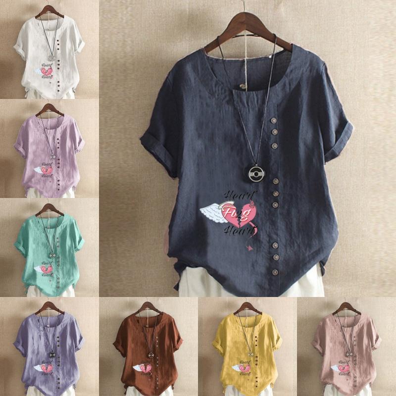 Women s Fashion Love Letter Prined Short Sleeve T-shirt Loose Cotton Shirt Casual Loose Summer Blouse Tops Plus Size 5XL білий
Women s Fashion Love Letter Prined Short Sleeve T-shirt Loose Cotton Shirt Casual Loose Summer Blouse Tops Plus Size 5XL білий