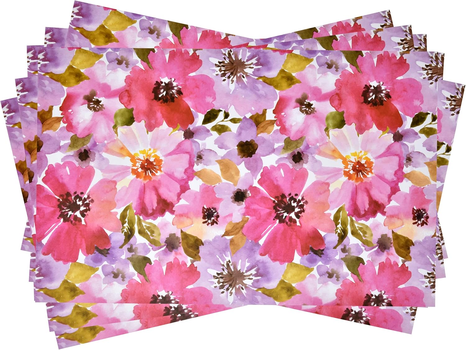 4/6/8Pcs Linen Floral Place Mats Colorful Watercolor Flowers Coated Placemat for Spring Flower Blooms Table Setting Mat Dinner 4Pcs-30X45cm(12X18in
4/6/8Pcs Linen Floral Place Mats Colorful Watercolor Flowers Coated Placemat for Spring Flower Blooms Table Setting Mat Dinner 4Pcs-30X45cm(12X18in