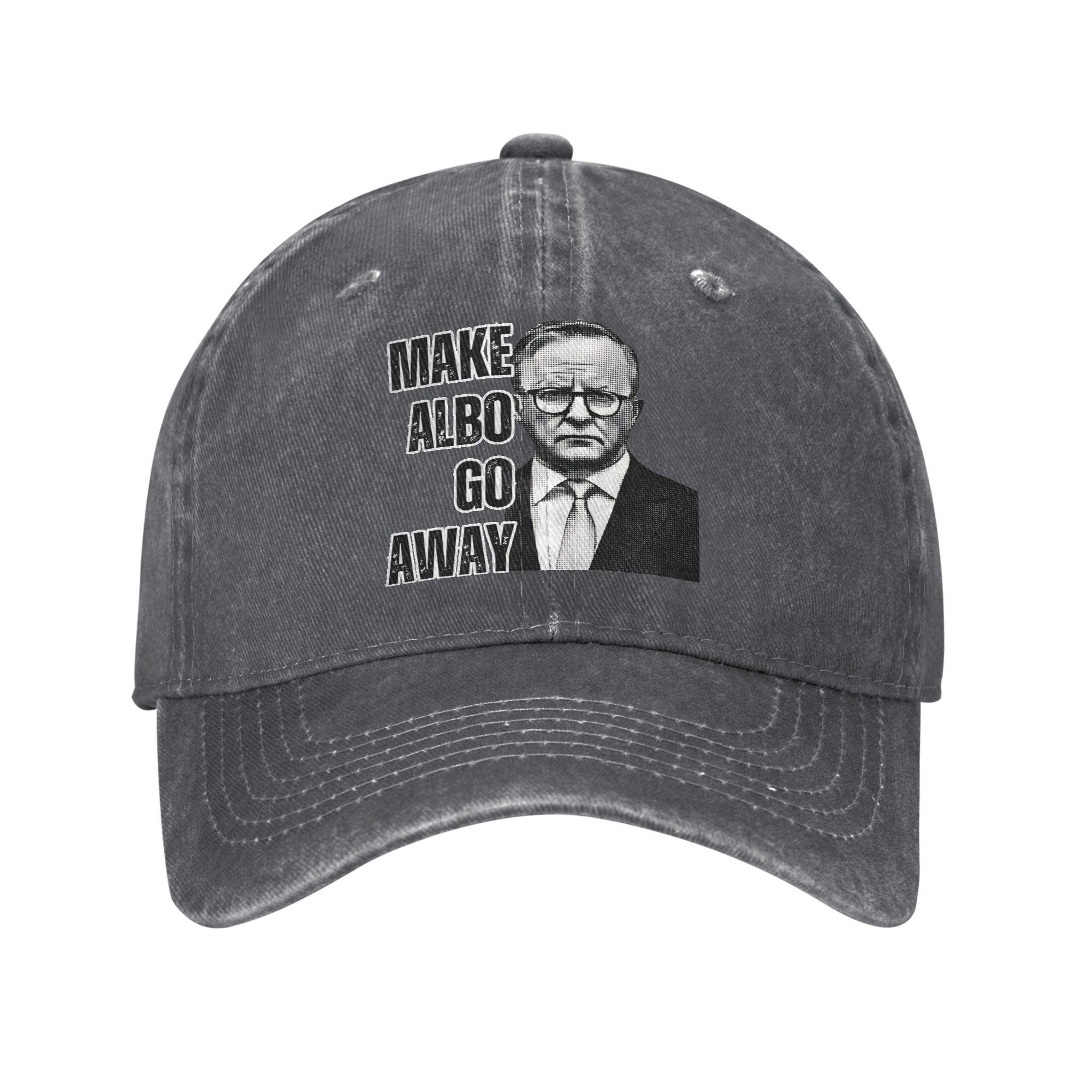 Summer MAGA MAKE ALBO GO AWAY1 Baseball Cap Sun Adjustable Design Washed Trucker Hat Unisex-Teens Stylish Snapback Cap One Size
Summer MAGA MAKE ALBO GO AWAY1 Baseball Cap Sun Adjustable Design Washed Trucker Hat Unisex-Teens Stylish Snapback Cap One Size