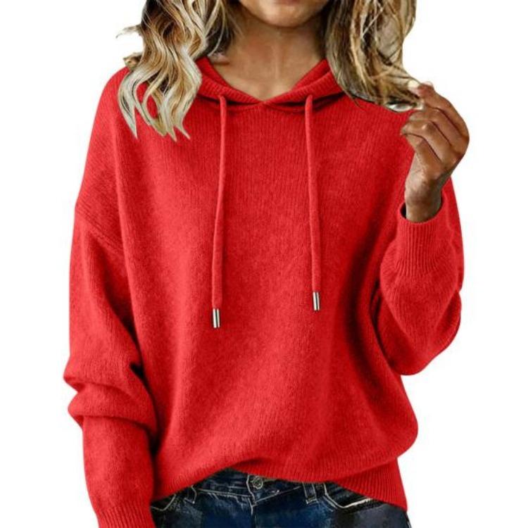 Cozy Warm Knitted Hoodie Women Pullover Tops Long Sleeve Solid Color Adjustable Drawstring Hooded Sweater Relaxed Fit Fall Winter XXL
Cozy Warm Knitted Hoodie Women Pullover Tops Long Sleeve Solid Color Adjustable Drawstring Hooded Sweater Relaxed Fit Fall Winter XXL