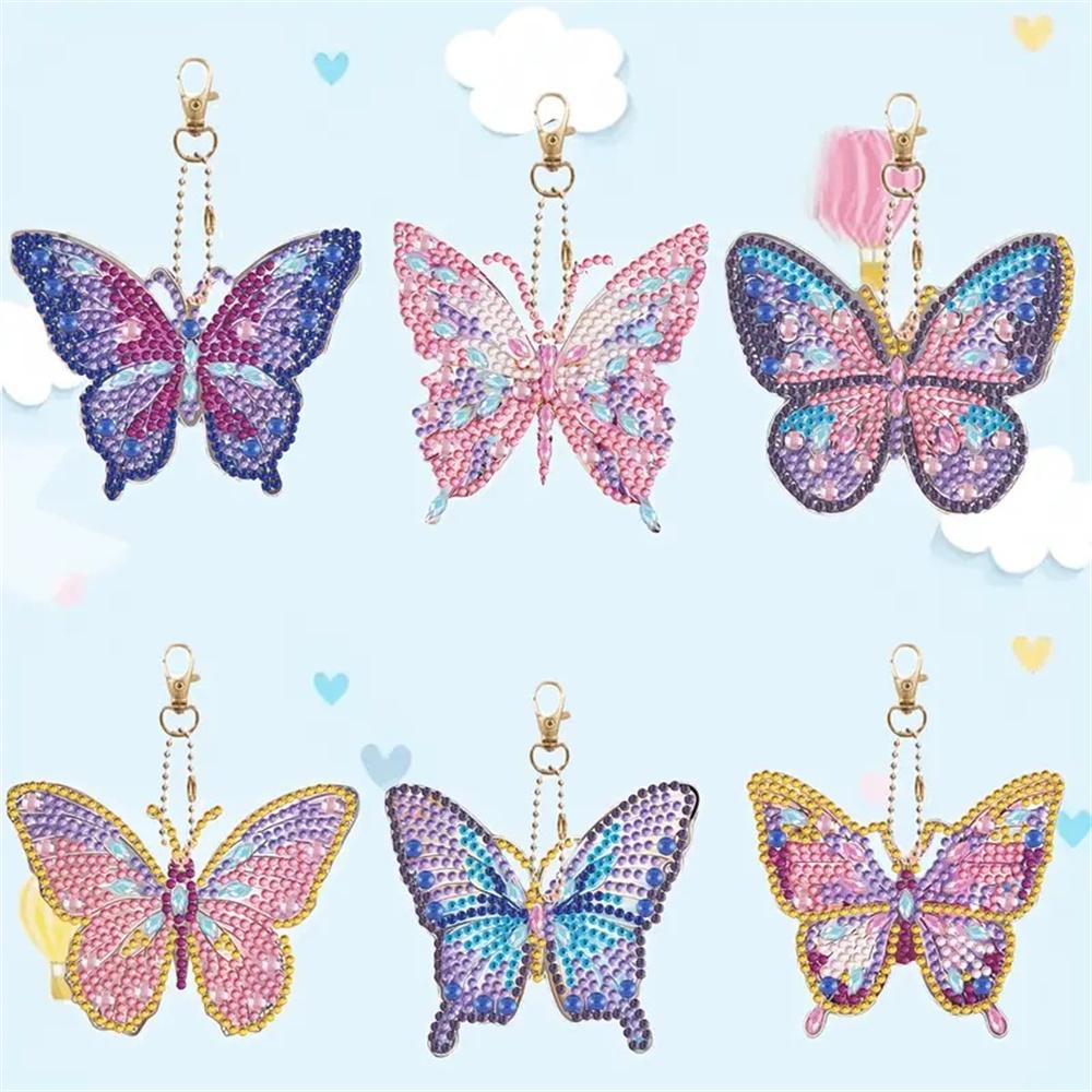 6 шт./набор DIY Алмазная живопись Брелок - Узор бабочки, DIY украшение, Алмазный набор Принадлежности для рукоделия 6PCS/Set
6 шт./набор DIY Алмазная живопись Брелок - Узор бабочки, DIY украшение, Алмазный набор Принадлежности для рукоделия 6PCS/Set
