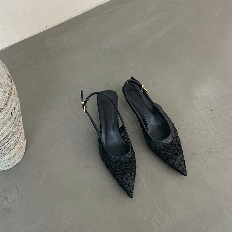 Summer Cover Toe High Heel Sandals for Women Fashion Hollow Out Shoes Street Style Ladies Singbacks Sandalias 40 чорний
Summer Cover Toe High Heel Sandals for Women Fashion Hollow Out Shoes Street Style Ladies Singbacks Sandalias 40 чорний