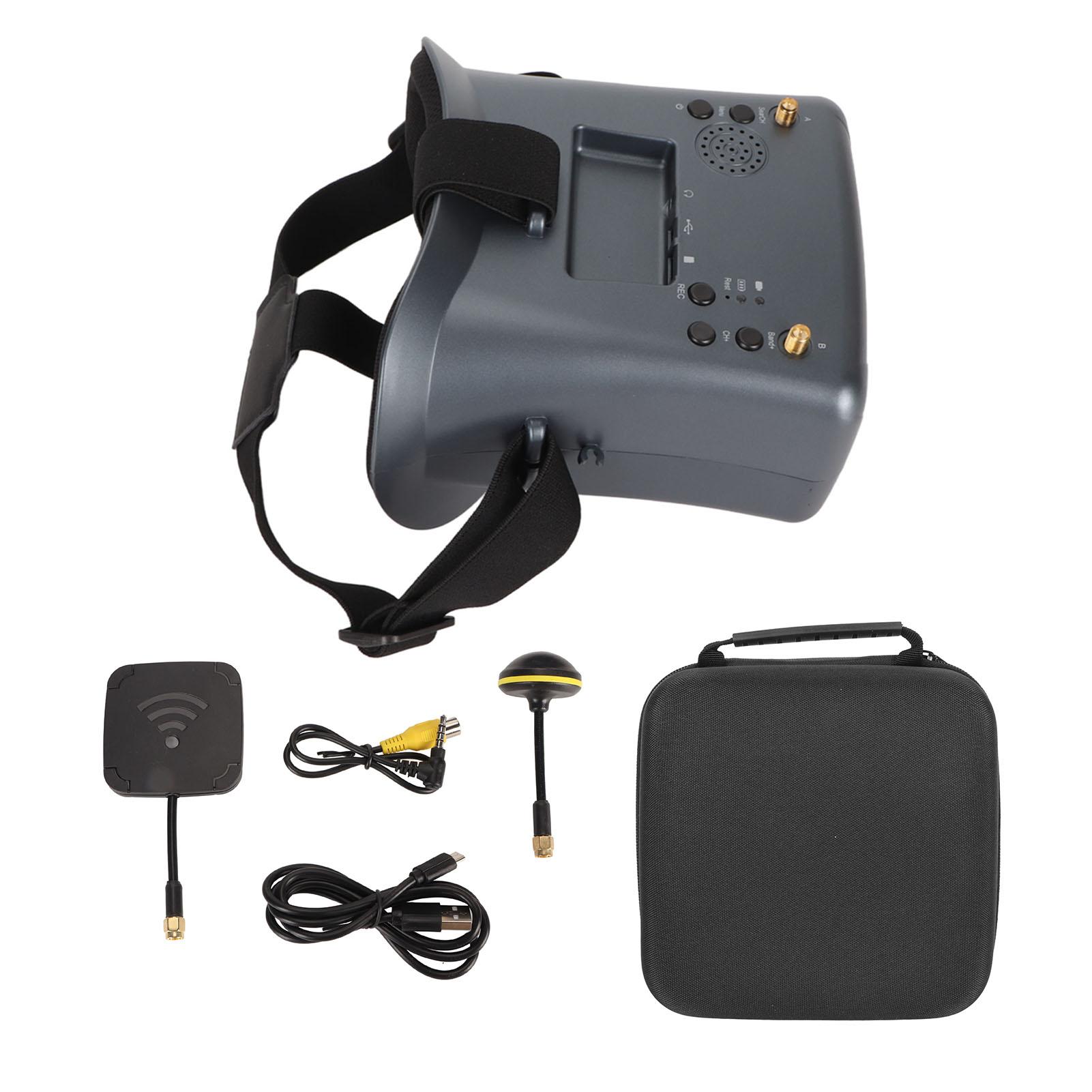 FPV Video Glasses 5.8G RC Aircraft Glasses with DVR 4.3 Inch Screen 800x480 3.7V 2000mAh Battery
FPV Video Glasses 5.8G RC Aircraft Glasses with DVR 4.3 Inch Screen 800x480 3.7V 2000mAh Battery