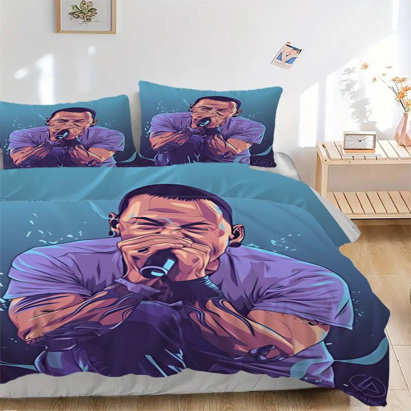 3pcs Chester Bennington, Linkin Park Duvet Cover Set - Machine Washable, Includes 1 Duvet Cover and 2 Pillowcases, No Core Included yy251022227 135x200cm
3pcs Chester Bennington, Linkin Park Duvet Cover Set - Machine Washable, Includes 1 Duvet Cover and 2 Pillowcases, No Core Included yy251022227 135x200cm