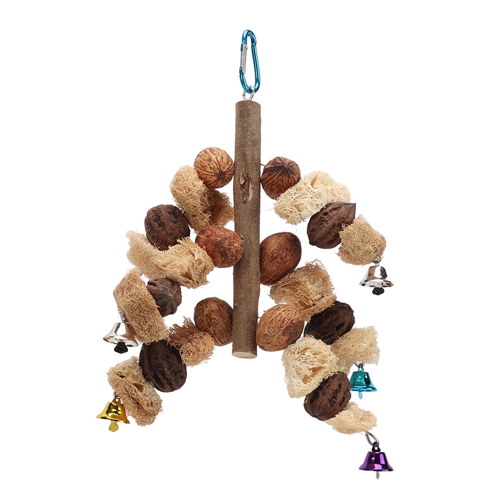 Parrot Biting String Toy Bird Nut Loofah Combo with Bell Cage Hanging Bird Bite Toys
Parrot Biting String Toy Bird Nut Loofah Combo with Bell Cage Hanging Bird Bite Toys