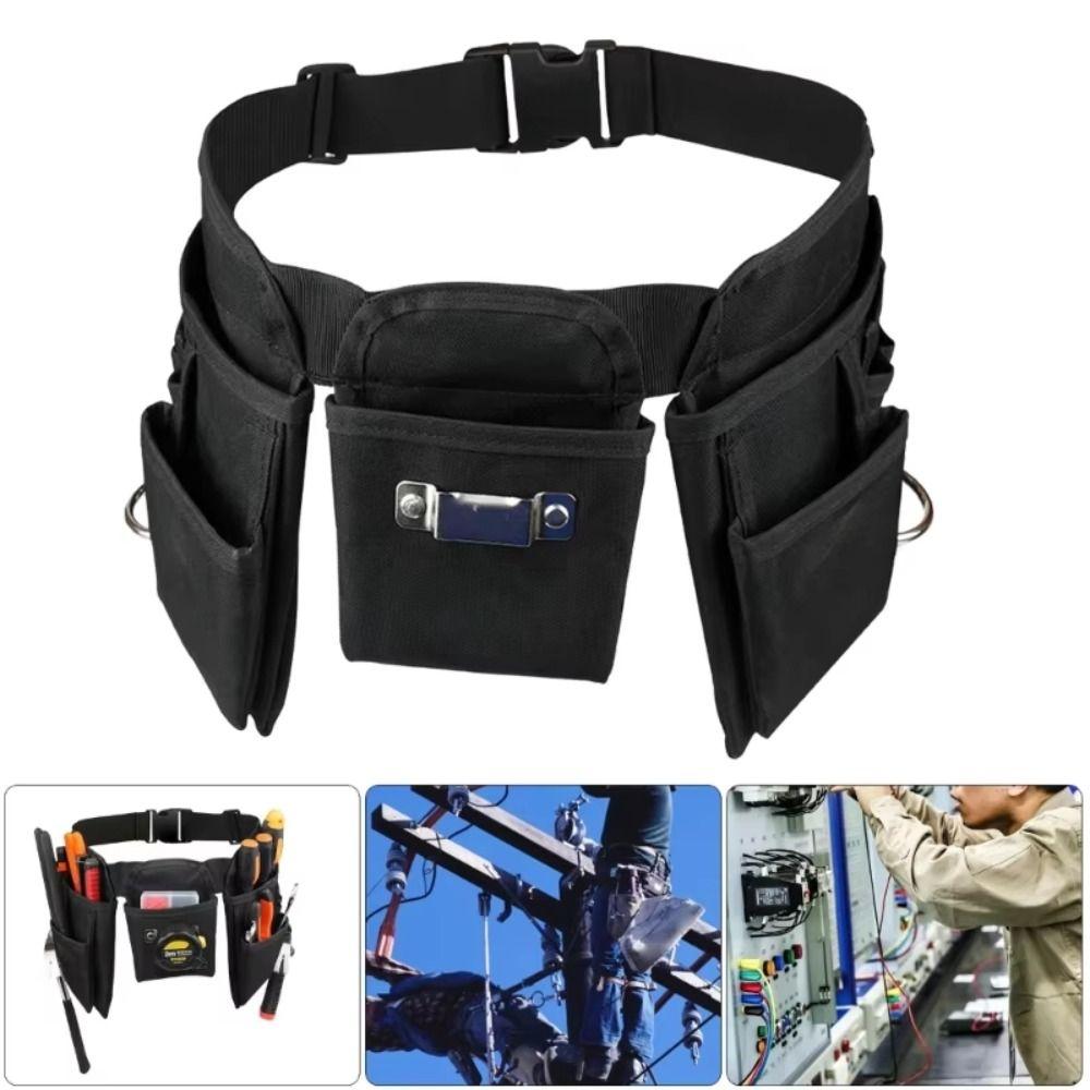 Multiple Pockets Tool Waist Bag Sturdy Tool Pouch Multifunction Electrician Tool Bag Men Women
Multiple Pockets Tool Waist Bag Sturdy Tool Pouch Multifunction Electrician Tool Bag Men Women
