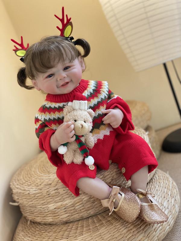 Реалистичная игрушка с волосами оленя Элайджи для девочек 45 см и рождественскими нарядами, полностью виниловые куклы реборн ручной работы
Реалистичная игрушка с волосами оленя Элайджи для девочек 45 см и рождественскими нарядами, полностью виниловые куклы реборн ручной работы