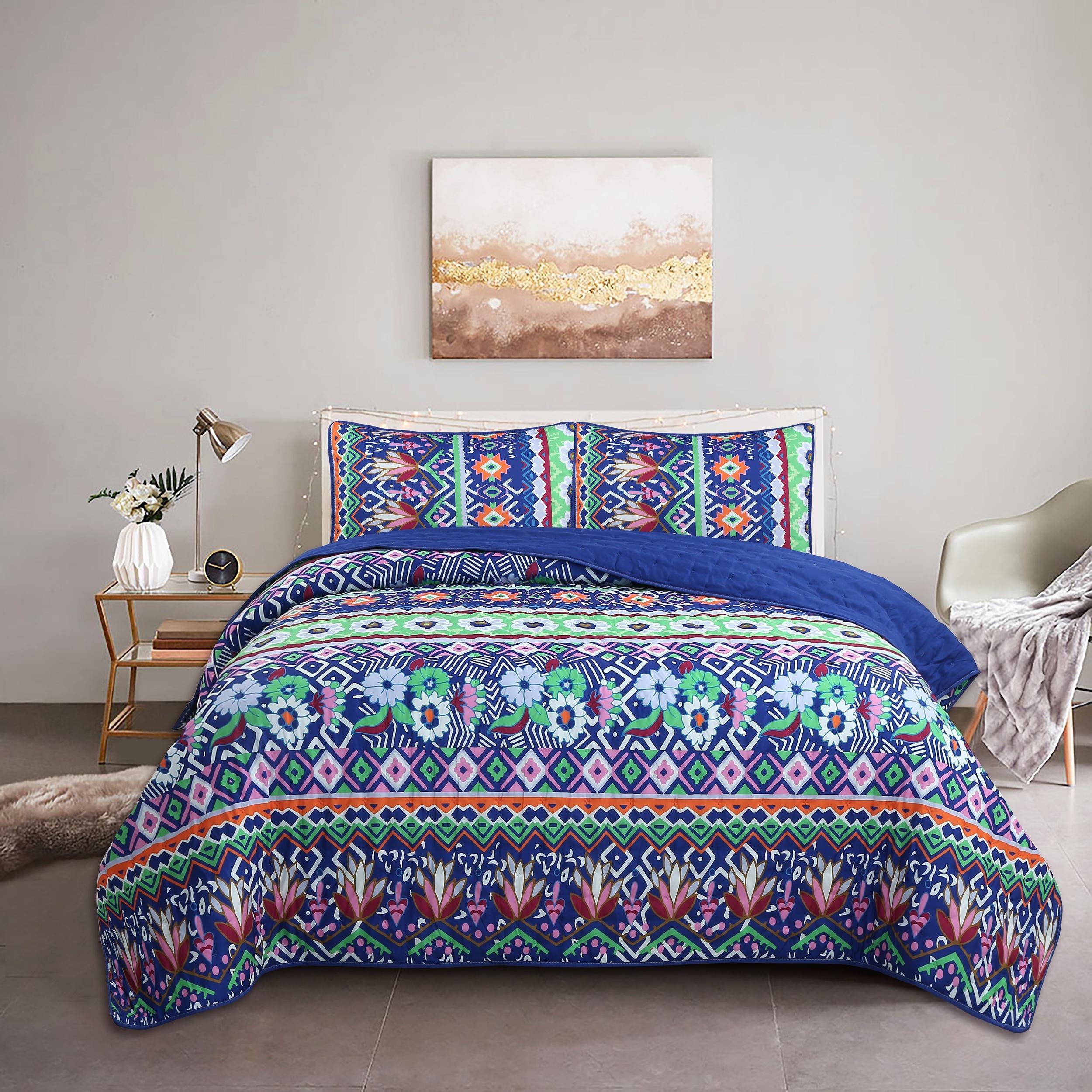 3pcs Bohemian Floral Pattern Comforter Set, 3D Digital Print, Soft-Touch Polyester, All-Season, Machine Washable, Woven EU Twin(135x200cm)
3pcs Bohemian Floral Pattern Comforter Set, 3D Digital Print, Soft-Touch Polyester, All-Season, Machine Washable, Woven EU Twin(135x200cm)