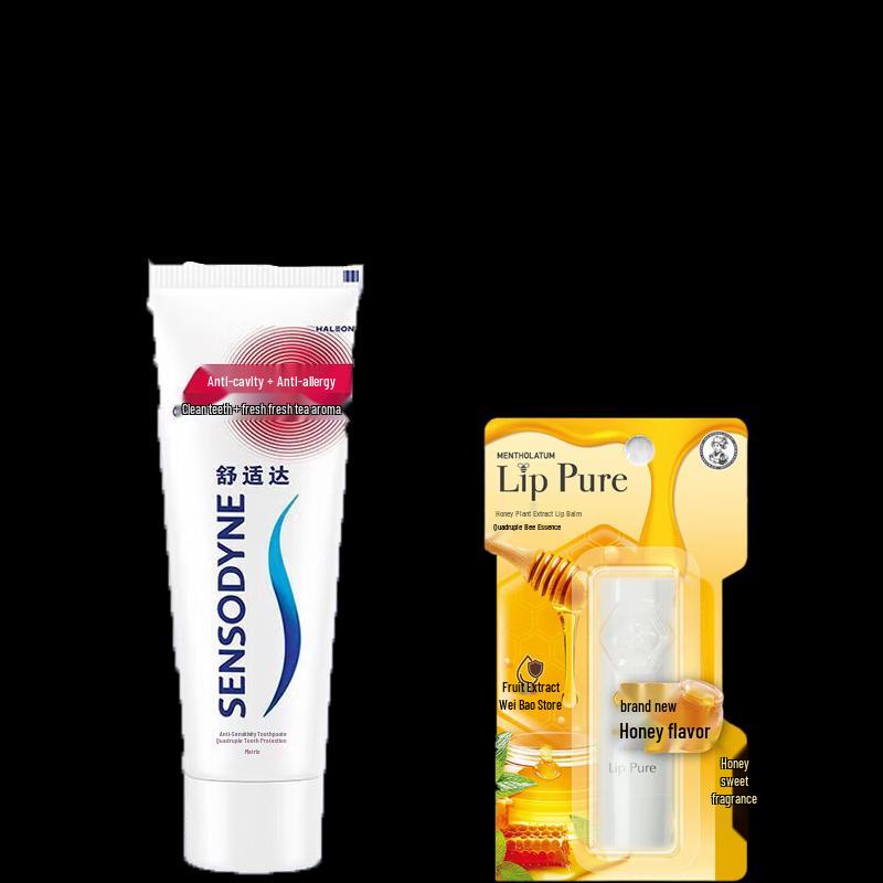 Sensodyne Toothpaste & Mentholatum Lip Balm Bundle
Sensodyne Toothpaste & Mentholatum Lip Balm Bundle