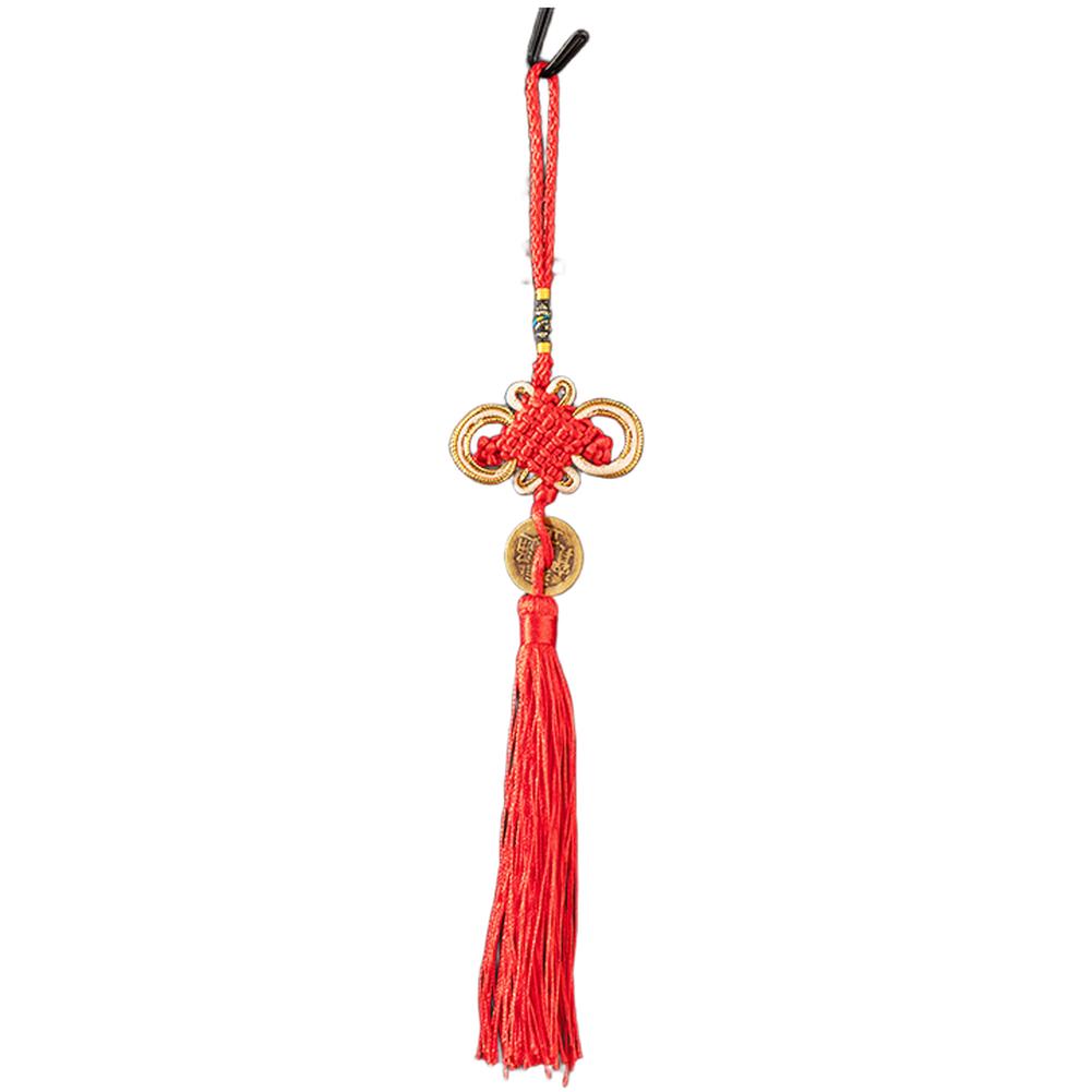 Brass Feng Shui Coin Pendant with Traditional Chinese Wealth Knot Design for Door Hanging Enhancing Positive Energy
Brass Feng Shui Coin Pendant with Traditional Chinese Wealth Knot Design for Door Hanging Enhancing Positive Energy