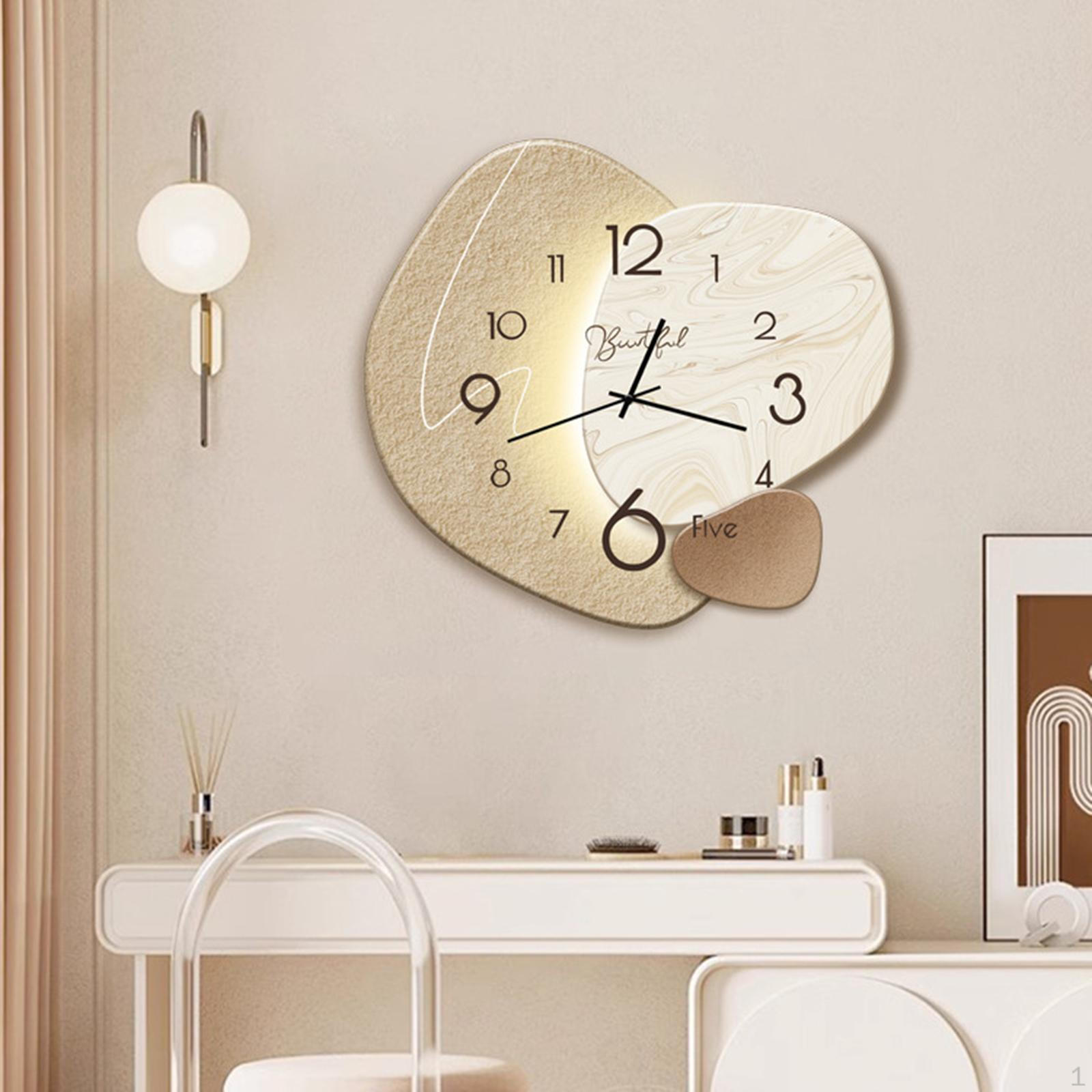 Wall Clock Mute Easy to Read Mount Decorative Nordic Style for Living Room Bathroom
Wall Clock Mute Easy to Read Mount Decorative Nordic Style for Living Room Bathroom