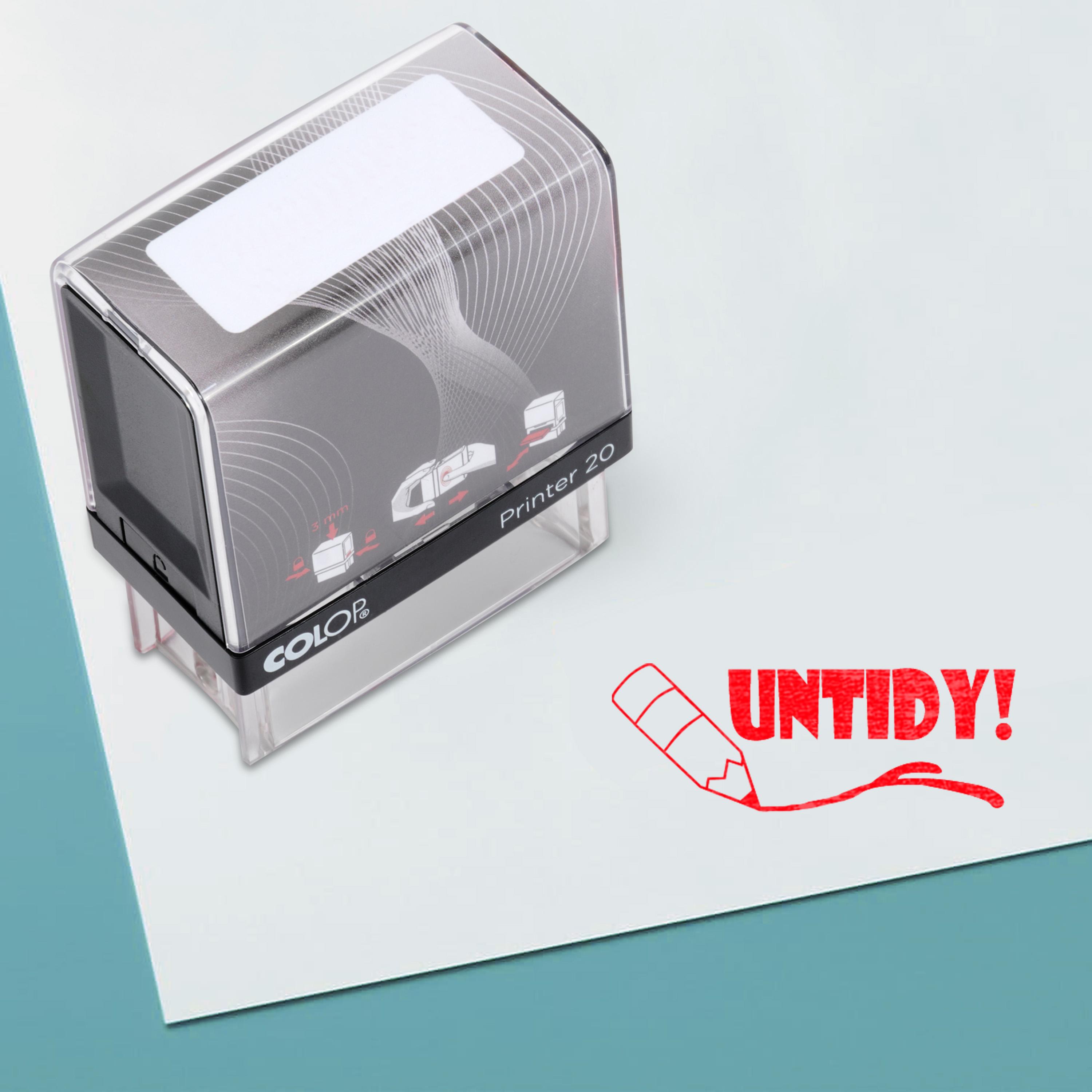 Printtoo Самоклеящаяся резиновая печать - Предварительно окрашенная офисная печать - Стационарная печать - Мини-штамп COLOP P20 - Печать учителя - 14 mm x 38 m красный
Printtoo Самоклеящаяся резиновая печать - Предварительно окрашенная офисная печать - Стационарная печать - Мини-штамп COLOP P20 - Печать учителя - 14 mm x 38 m красный