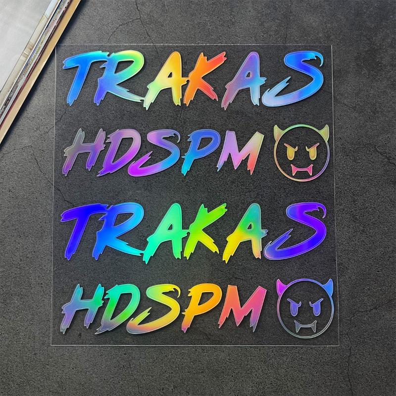 1PC Funny TRAKAS HDSPM Motorcycle Stickers Waterproof Motorbike Front Fairing Fuel Tank DIY Durable Universal Vinyl Decals
1PC Funny TRAKAS HDSPM Motorcycle Stickers Waterproof Motorbike Front Fairing Fuel Tank DIY Durable Universal Vinyl Decals