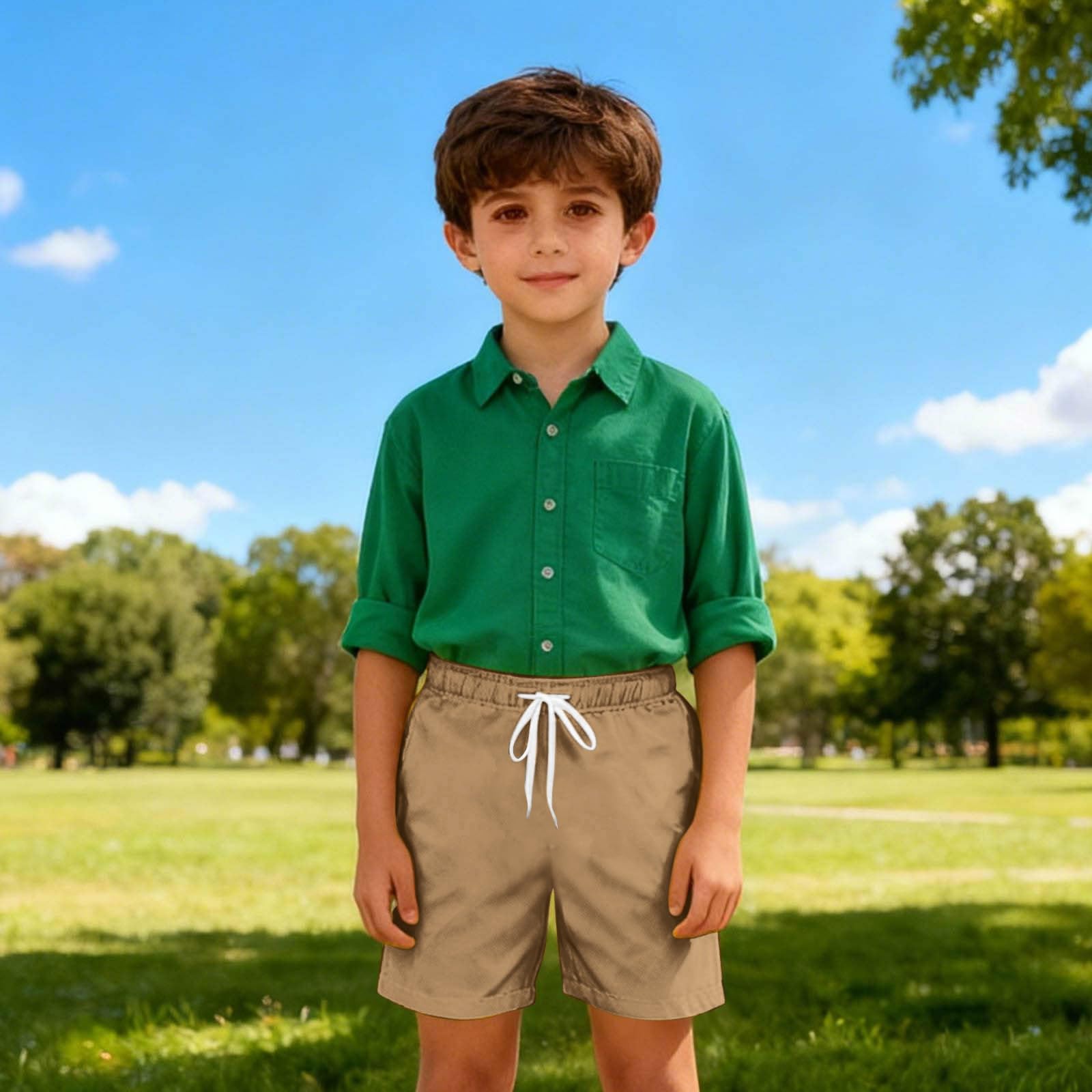 Kids Quick Dry Swim Trunks Elastic Waistband Four-Point Shorts Casual Beachwear Lightweight Comfortable Fit 160 хаки
Kids Quick Dry Swim Trunks Elastic Waistband Four-Point Shorts Casual Beachwear Lightweight Comfortable Fit 160 хаки