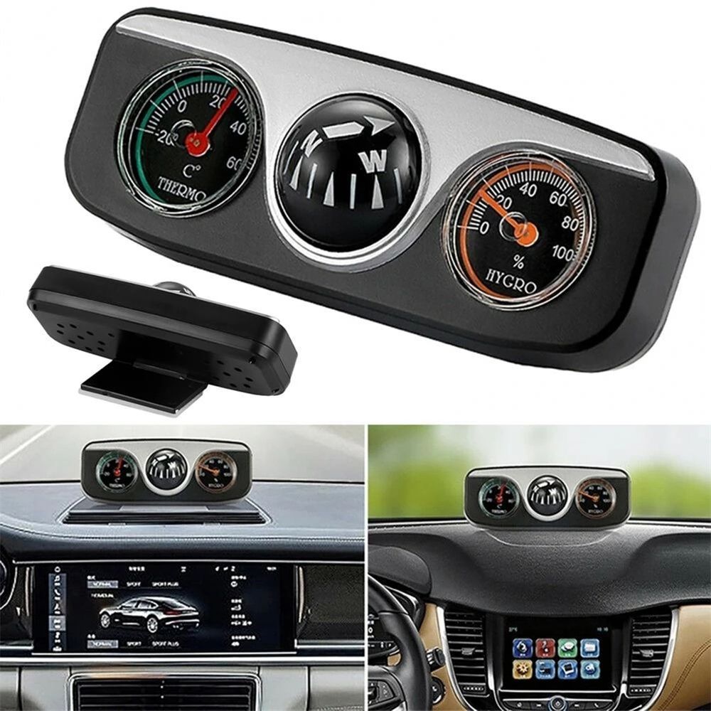 3 In 1 Car Navigation Ball Multifunctional Dashboard Compass Built In Thermometer Hygrometer Portable Vehicle Navigation Tool For Outdoor Camping Hiki чёрный
3 In 1 Car Navigation Ball Multifunctional Dashboard Compass Built In Thermometer Hygrometer Portable Vehicle Navigation Tool For Outdoor Camping Hiki чёрный