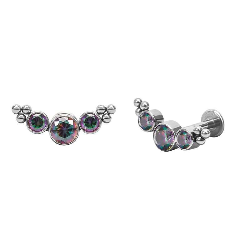Khoka cartilage piercing pure titanium Compatible with metal allergies men s ladies cute Smaller Leave it on silver 16G both ears set of 2 first
Khoka cartilage piercing pure titanium Compatible with metal allergies men s ladies cute Smaller Leave it on silver 16G both ears set of 2 first