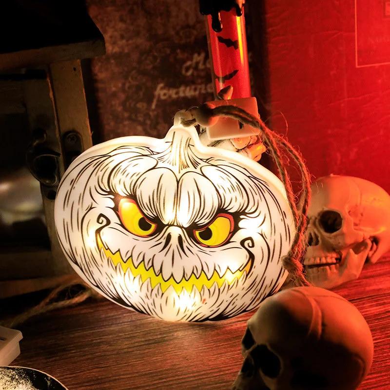New LED String Lights Glowing Pumpkin Ghost Evil Skull Halloween Party Decorations Horror Decor for Indoor Outdoor Party
New LED String Lights Glowing Pumpkin Ghost Evil Skull Halloween Party Decorations Horror Decor for Indoor Outdoor Party