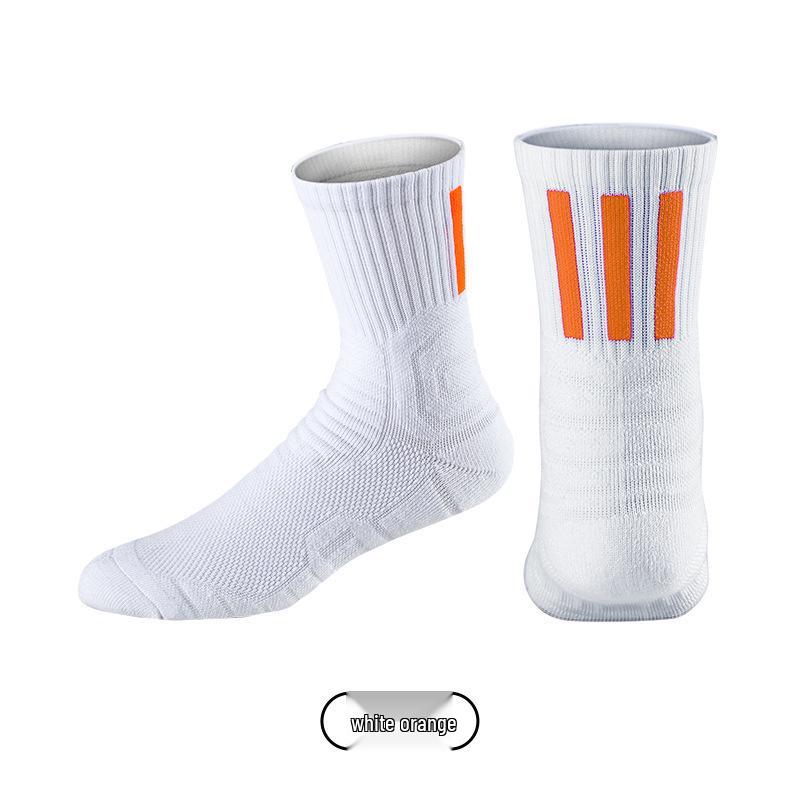 Men s Mid-Calf Non-Slip Sports Socks: Basketball & Cycling Versatile Wear One Size (38-45) білий/помаранчевий
Men s Mid-Calf Non-Slip Sports Socks: Basketball & Cycling Versatile Wear One Size (38-45) білий/помаранчевий