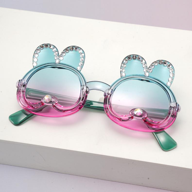 Cute Funny Rabbit Ear Kids Sunglasses Rhinestone Detail UV Blocking Adorable Eyewear For Little Girls Party Sun Glasses KJ246
Cute Funny Rabbit Ear Kids Sunglasses Rhinestone Detail UV Blocking Adorable Eyewear For Little Girls Party Sun Glasses KJ246