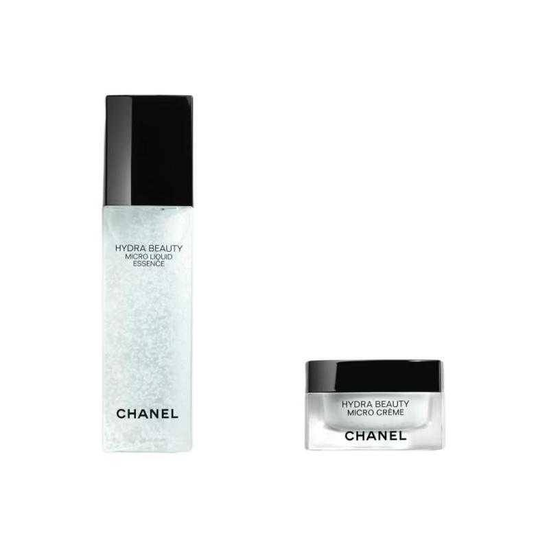 CHANEL The Hydration Duo: Hydra Beauty Micro Liquid Essence & Hydra Beauty Micro Crème Essence 150ml+Hydrating Cream 50g
CHANEL The Hydration Duo: Hydra Beauty Micro Liquid Essence & Hydra Beauty Micro Crème Essence 150ml+Hydrating Cream 50g