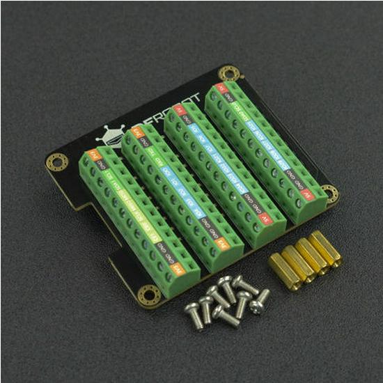 Raspberry Pi 4B Expansion Terminal Board.
Raspberry Pi 4B Expansion Terminal Board.