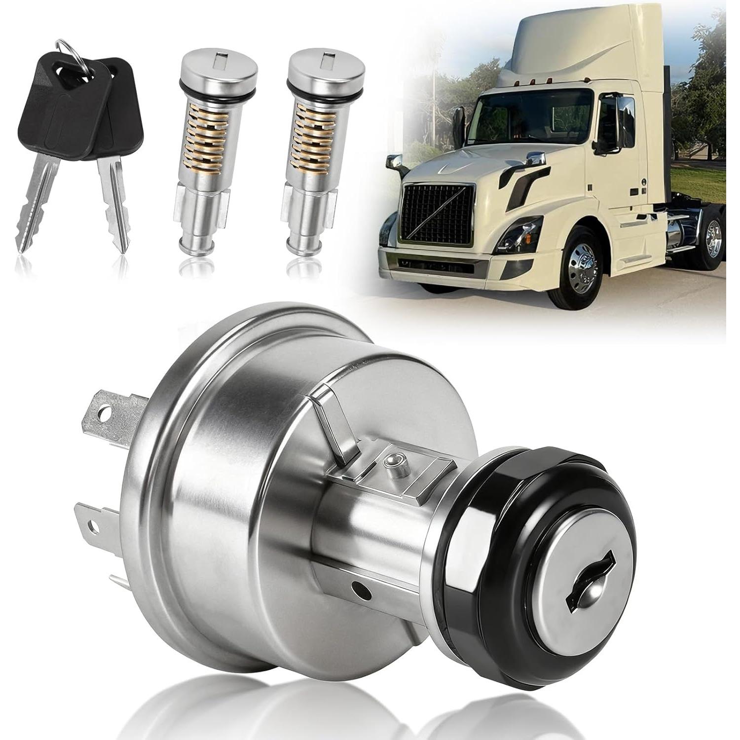 for Dorman 924-5533 Vehicle Lock Cylinder Kit w/Door Lock Cylinders & Ignition Cylinder Compatible with Volvo VNL 2004-2017 срібний
for Dorman 924-5533 Vehicle Lock Cylinder Kit w/Door Lock Cylinders & Ignition Cylinder Compatible with Volvo VNL 2004-2017 срібний