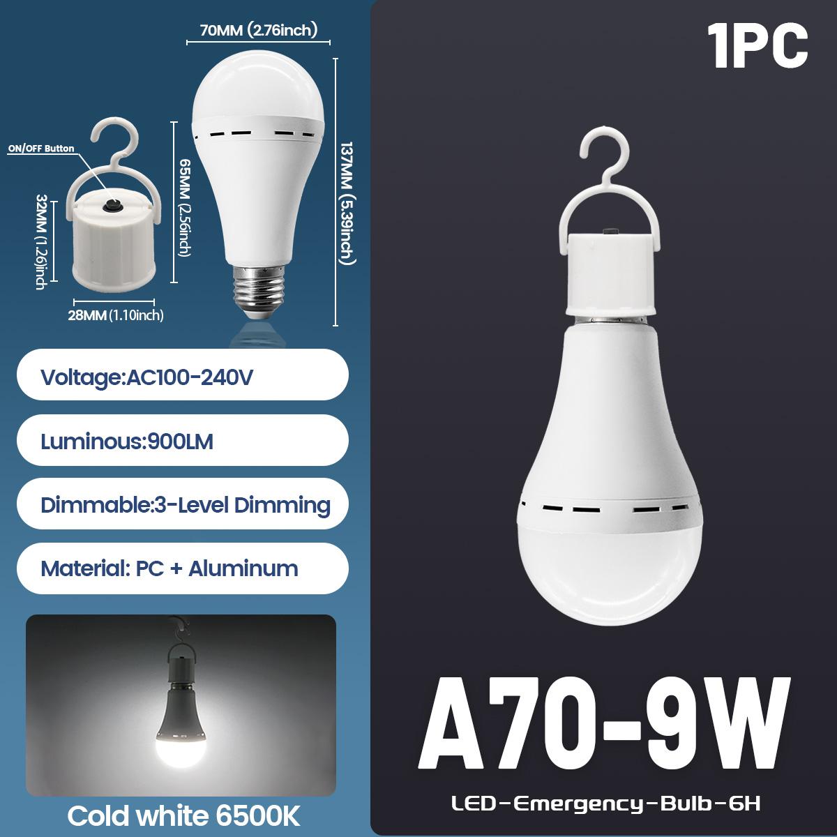 1-10PCS 9W LED Rechargeable Bulb Light 1500mAh Emergency Bulb 220V 110V for Home Power Outdoor Camping Failure Porch Garden Lamp AC100-240V&9W
1-10PCS 9W LED Rechargeable Bulb Light 1500mAh Emergency Bulb 220V 110V for Home Power Outdoor Camping Failure Porch Garden Lamp AC100-240V&9W