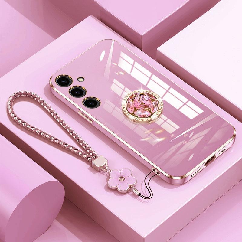 A 16 15 05S 5G Case Luxury Diamond Ring Cover For Samsung galaxy A16 A15 A05S A25 A55 Phone Case With Lanyard Plating Cases A 16 A05&Case & Holder рожевий
A 16 15 05S 5G Case Luxury Diamond Ring Cover For Samsung galaxy A16 A15 A05S A25 A55 Phone Case With Lanyard Plating Cases A 16 A05&Case & Holder рожевий