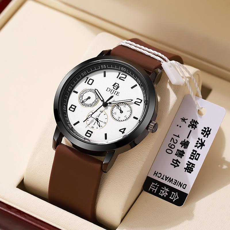Trendy Personality High-End Sense Watch Men S And Women S High School Students Simple Waterproof Cool Cool Watch коричневый
Trendy Personality High-End Sense Watch Men S And Women S High School Students Simple Waterproof Cool Cool Watch коричневый