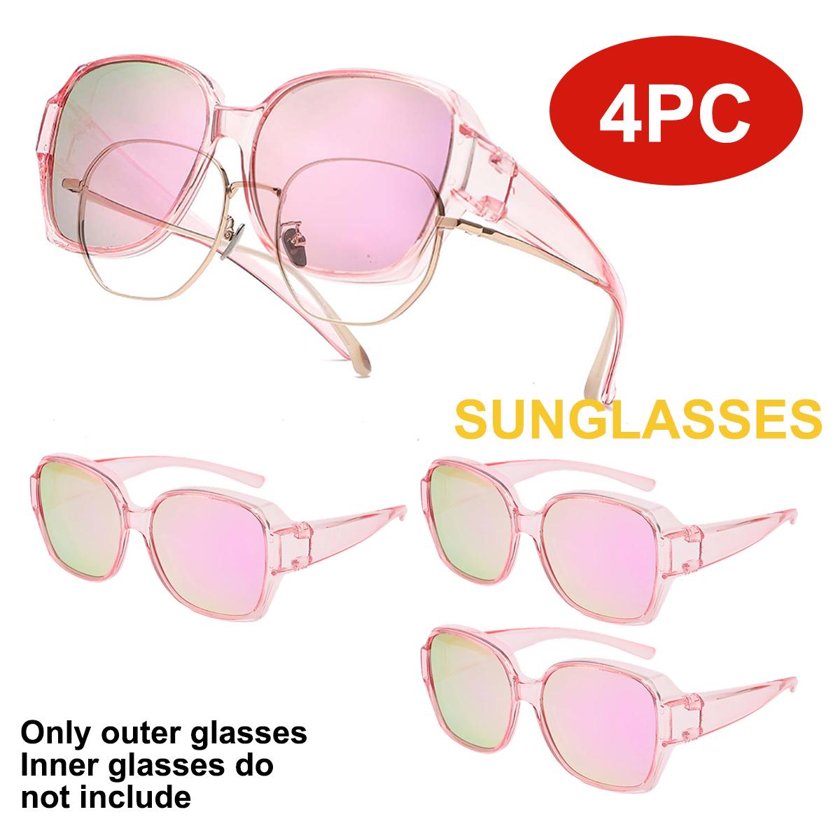 Polarized Sunglasses Over Glasses for Women 4 Pack- Fit Over Glasses UV400 Protection Large Shades for Driving & Outdoor T01 розовый
Polarized Sunglasses Over Glasses for Women 4 Pack- Fit Over Glasses UV400 Protection Large Shades for Driving & Outdoor T01 розовый