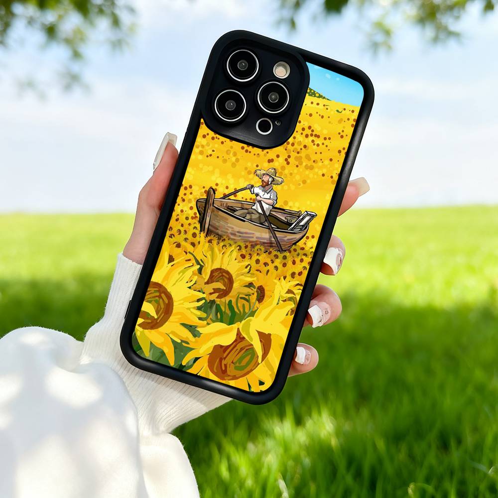 Van Gogh Starry Night Sunflower Phone Case For IPhone 15 14 13 12 11 16 17Pro Max Plus Mini Silicone Soft Cover iPhone 11
Van Gogh Starry Night Sunflower Phone Case For IPhone 15 14 13 12 11 16 17Pro Max Plus Mini Silicone Soft Cover iPhone 11