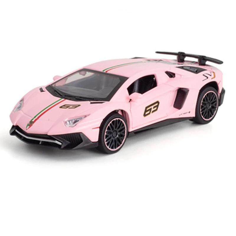 1/32 Масштаб сплаву Спортивна модель автомобіля Іграшка Lambor LP780-4 Diecast Metal High Simulation Модель автомобіля зі звуком Світло Іграшки для подарунків для дітей рожевий
1/32 Масштаб сплаву Спортивна модель автомобіля Іграшка Lambor LP780-4 Diecast Metal High Simulation Модель автомобіля зі звуком Світло Іграшки для подарунків для дітей рожевий