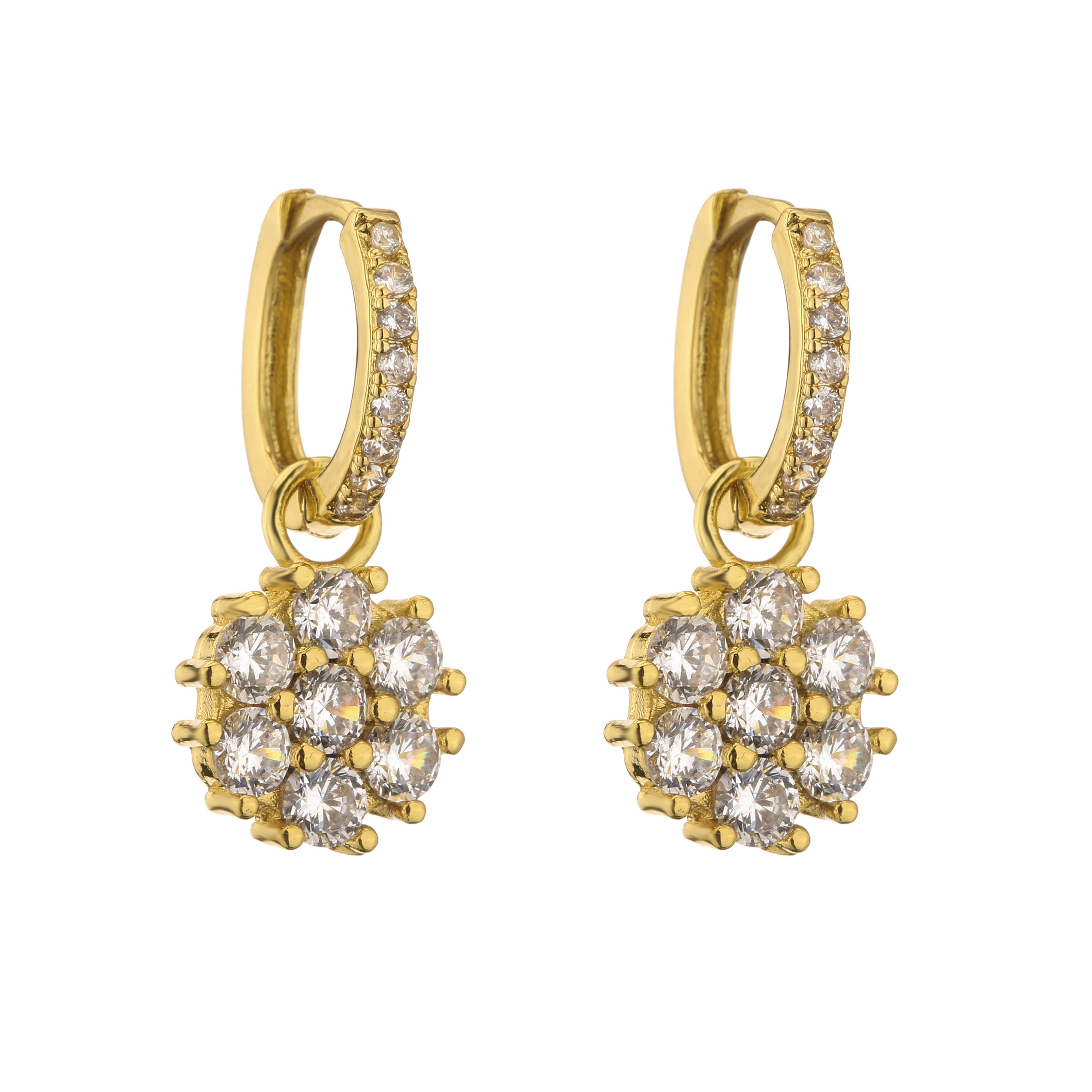 HECHENG,Flower Geometric brass Golden Color Metal Circle Hoop Earring for Women Travel Zircon Accessories
HECHENG,Flower Geometric brass Golden Color Metal Circle Hoop Earring for Women Travel Zircon Accessories