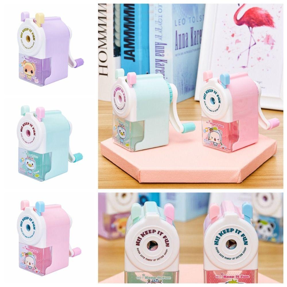 Hand Crank Mechanical Sharpener Animal Pattern Student Stationery Kawaii Children Gift Writing
Hand Crank Mechanical Sharpener Animal Pattern Student Stationery Kawaii Children Gift Writing