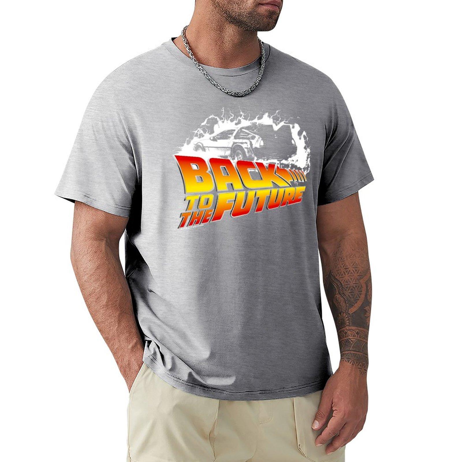 Back to the Future DeLorean White Stencil Fan Art TShirt Blouse Short sleeve boys t shirts Short sleeve tee men S
Back to the Future DeLorean White Stencil Fan Art TShirt Blouse Short sleeve boys t shirts Short sleeve tee men S
