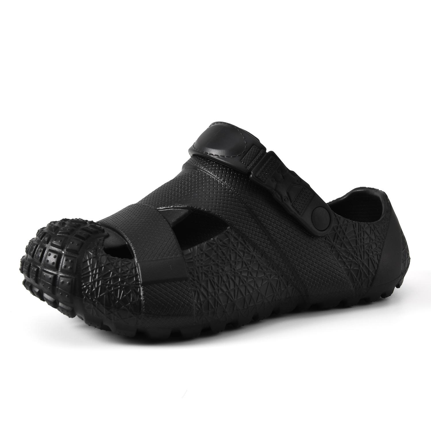 New hole shoes men s summer wear deodorant and non-slip bag head dual-purpose slippers soft-soled beach slippers 39-40 чорний
New hole shoes men s summer wear deodorant and non-slip bag head dual-purpose slippers soft-soled beach slippers 39-40 чорний