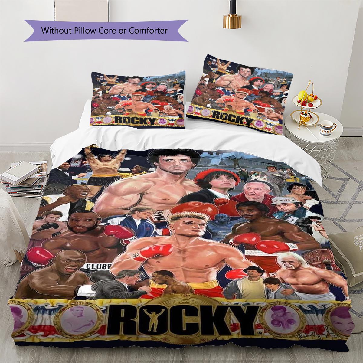 Rocky Pattern Bedding Quilt Set Quilt Cover Pillowcase Home Decoration Gift (1 * duvet cover + 2 * pillowcase, without core) 135x200cm
Rocky Pattern Bedding Quilt Set Quilt Cover Pillowcase Home Decoration Gift (1 * duvet cover + 2 * pillowcase, without core) 135x200cm