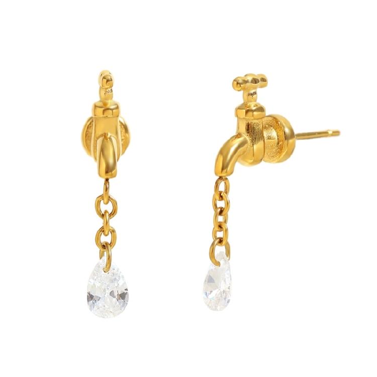 Ear Studs Faucet Shape Statement Earrings Ears Jewelry Woman Studs Earring Stainless Steel Texture for Various Occasion 1
Ear Studs Faucet Shape Statement Earrings Ears Jewelry Woman Studs Earring Stainless Steel Texture for Various Occasion 1