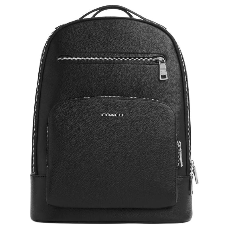 COACH ETHAN 32 Letter Logo Silver Hardware Fine Pebbled Leather Backpack Large Men s Black чорний
COACH ETHAN 32 Letter Logo Silver Hardware Fine Pebbled Leather Backpack Large Men s Black чорний