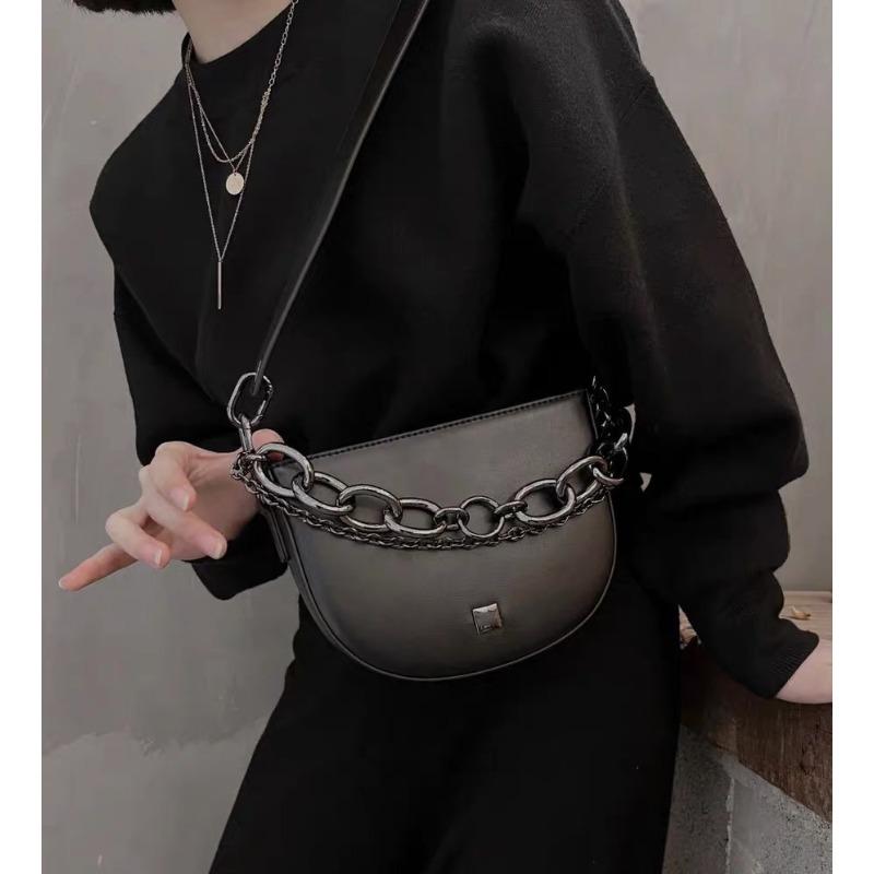 Полукруглая сумка Женская Новая Модная Черная Цепочка Сумка-мессенджер чёрный
Полукруглая сумка Женская Новая Модная Черная Цепочка Сумка-мессенджер чёрный
