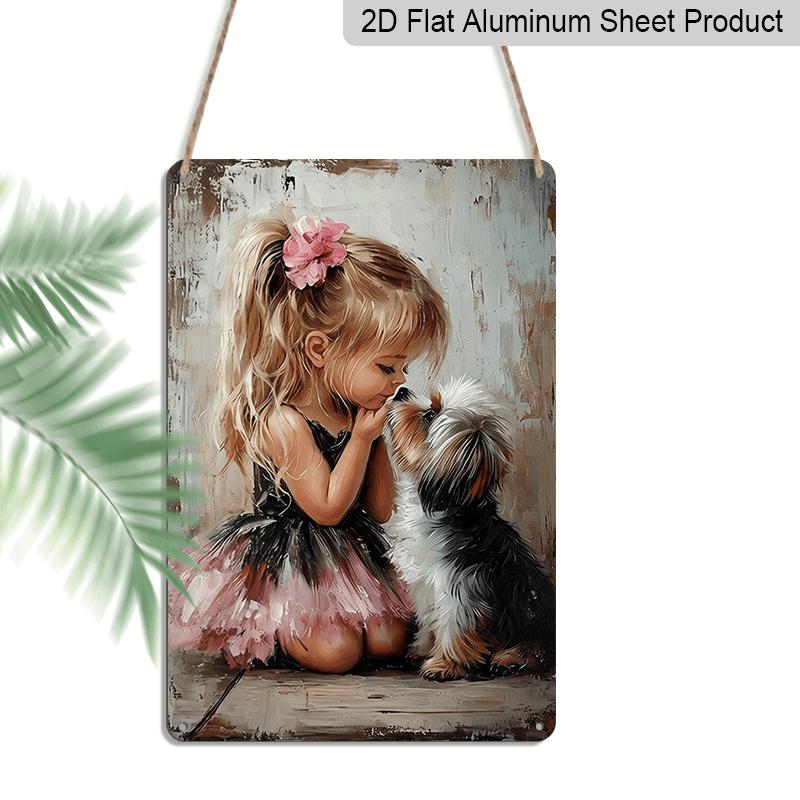 2D Flat, 1pc Vintage Girl & Yorkshire Terrier Aluminium Sign - 8 x12 Rustic Pet & Family Decor, Heartwarming Dog Lover Wall Art, Perfect Gift for 20*30cm
2D Flat, 1pc Vintage Girl & Yorkshire Terrier Aluminium Sign - 8 x12 Rustic Pet & Family Decor, Heartwarming Dog Lover Wall Art, Perfect Gift for 20*30cm