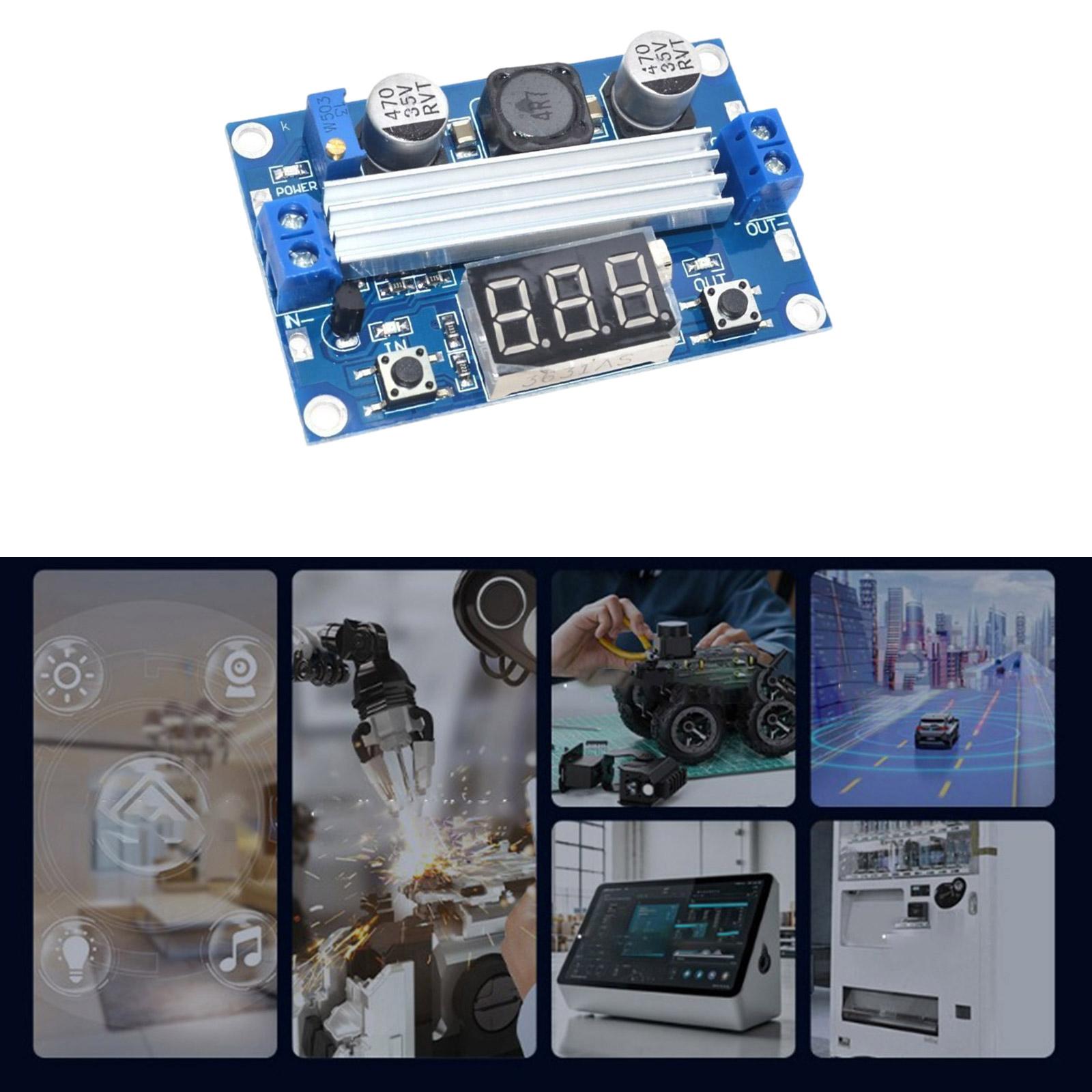 LTC1871 100W Adjustable DC DC Step Up Booster Converter Module 3-35V to 3.5-35V With LED Voltmeter
LTC1871 100W Adjustable DC DC Step Up Booster Converter Module 3-35V to 3.5-35V With LED Voltmeter