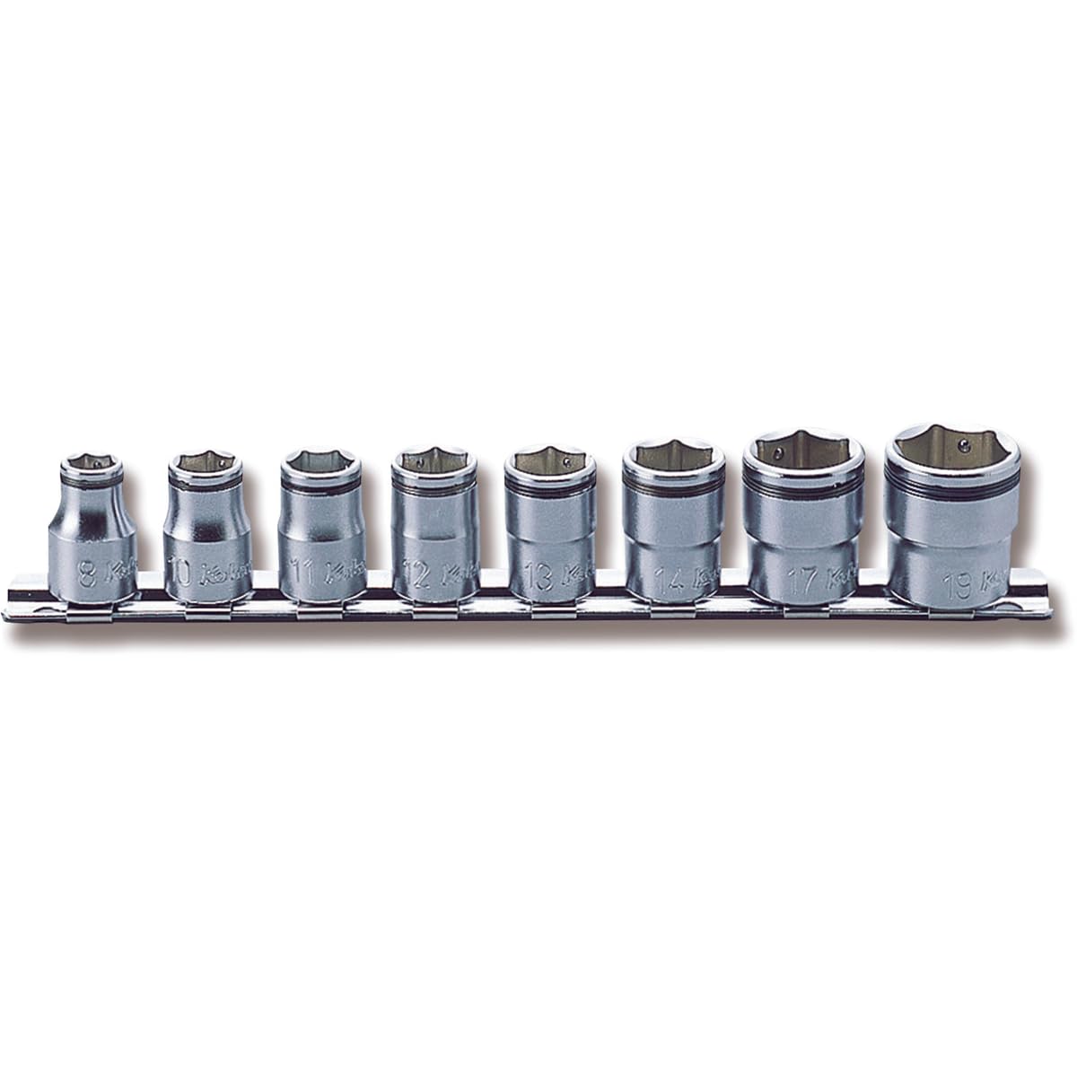 Koken Yamashita Industrial Research Institute Koken Nut grip socket rail set 8 pieces 3/8(9.5mm)SQ. RS3450M/8 серебряный
Koken Yamashita Industrial Research Institute Koken Nut grip socket rail set 8 pieces 3/8(9.5mm)SQ. RS3450M/8 серебряный