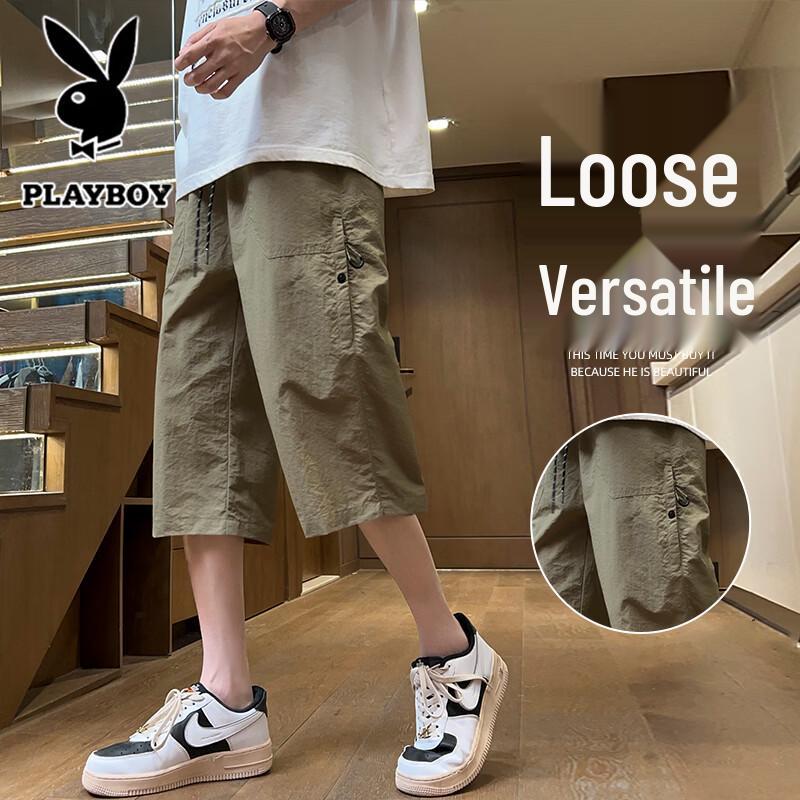 PLAYBOY Men s Summer Loose Straight Cropped Cargo Pants XL
PLAYBOY Men s Summer Loose Straight Cropped Cargo Pants XL