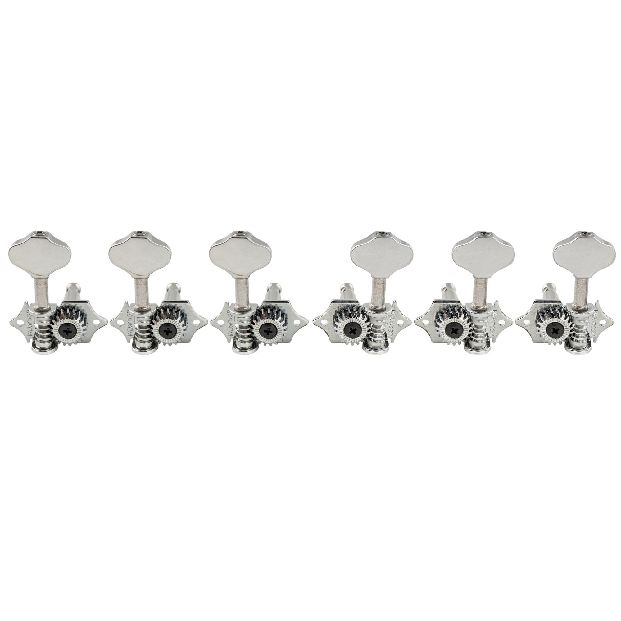 Wilkinson 3 to 3 Vintage Open Acoustic Guitar Butterbean Button Chrome Pegs, серебряный
Wilkinson 3 to 3 Vintage Open Acoustic Guitar Butterbean Button Chrome Pegs, серебряный
